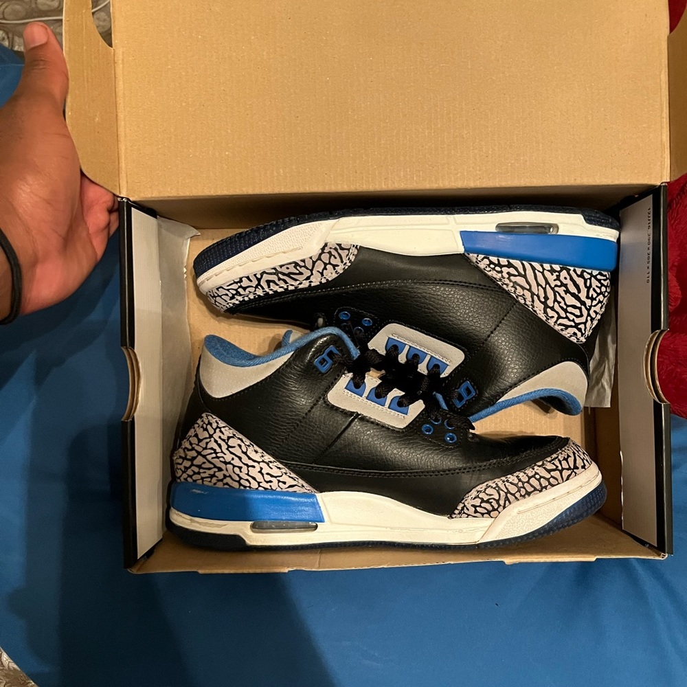 Jordan 3 “sport blue” - Picture 1 of 1